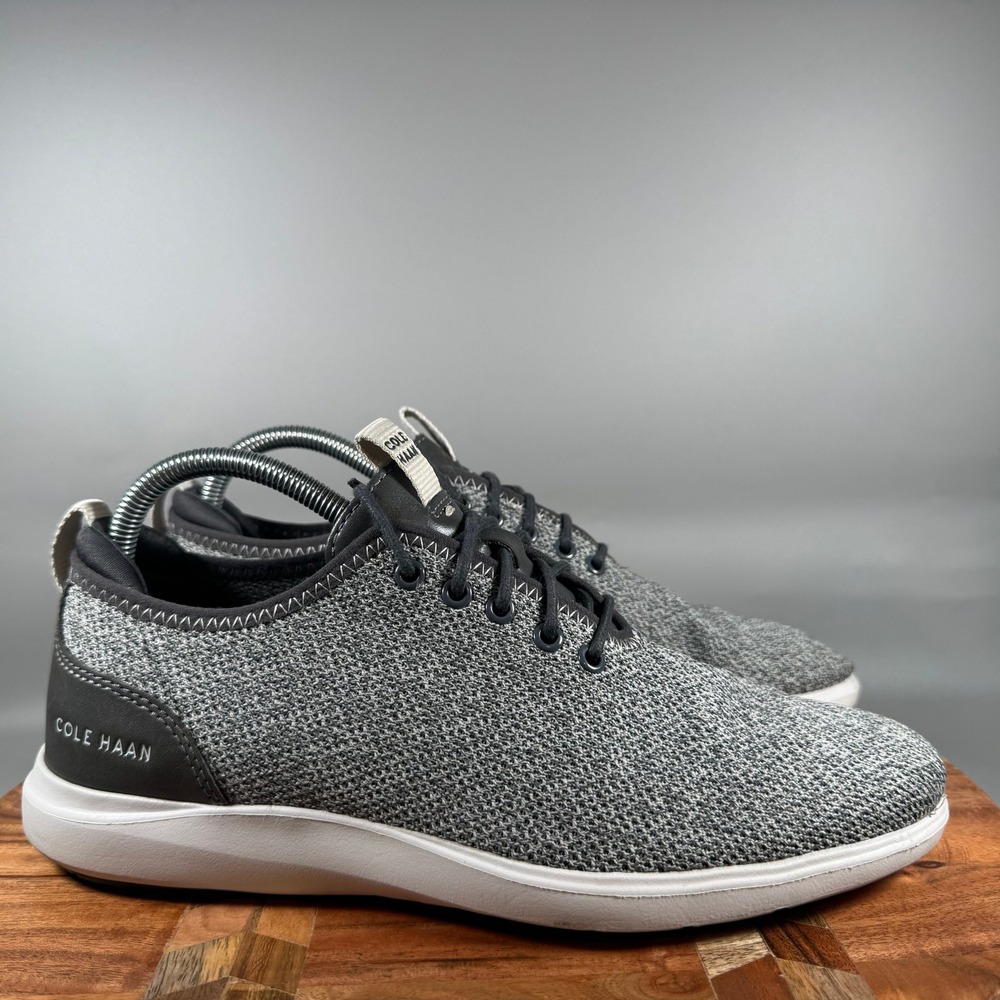 Cole Haan Grand Crosscourt II Mens Grey Knit Sneakers C30697 Size 9M